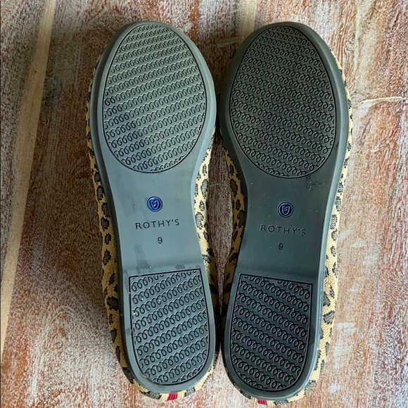 Rothy’s The Flat Spotted/Leopard Print/red stripe - Picture 6 of 6